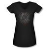 Hellboy II The Golden Army Shirt Juniors V Neck Bprd Stone Black Tee T-Shirt