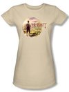 Hobbit Juniors Shirt Movie Unexpected Journey Loyalty Circle Cream Tee