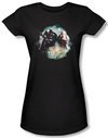 Hobbit Juniors Shirt Movie Unexpected Journey We&#039;re Fighters Black Tee