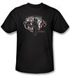 Hobbit Kids Shirt Movie Unexpected Journey Loyalty Dwarves Black Tee