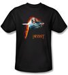 Hobbit Kids Shirt Movie Unexpected Journey Loyalty Fire Black Tee