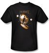 Hobbit Kids Shirt Movie Unexpected Journey Loyalty Hole Black Tee