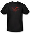 Hobbit Kids Shirt Movie Unexpected Journey Loyalty Smaug Black Tee