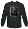 Hobbit Shirt Loyalty Gandalf Charcoal Long Sleeve Tee