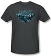 Hobbit Shirt Movie Unexpected Journey Loyalty Thorin Charcoal Slim Fit