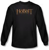 Hobbit Shirt Unexpected Journey Loyalty Logo Black Long Sleeve Tee