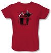 Hot Fuzz Ladies T-shirt Movie Days Work Red Tee Shirt