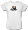 Hot Fuzz Ladies T-shirt Movie Just Got Real White Tee Shirt