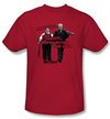 Hot Fuzz T-shirt Movie Days Work Adult Red Tee Shirt