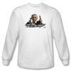 Hot Fuzz T-shirt Movie Just Got Real Adult White Long Sleeve Tee Shirt