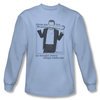 House Shirt Idiots Long Sleeve Light Blue Tee T-Shirt