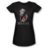 House Shirt Juniors I Heart House Black T-Shirt