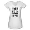 House Shirt Juniors V Neck Cast White T-Shirt