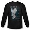 House Shirt Sayings Long Sleeve Black Tee T-Shirt