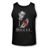 House Shirt Tank Top I Heart House Black Tanktop