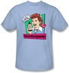 I Love Lucy Clothing - Vitameatavegamin Adult Light Blue Tee