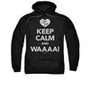 I Love Lucy Hoodie Sweatshirt Keep Calm Waaa Black Adult Hoody Sweat Shirt