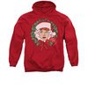 I Love Lucy Hoodie Sweatshirt Wreath Red Adult Hoody Sweat Shirt