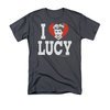 I Love Lucy Shirt Adult Black Tee T-Shirt