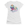 I Love Lucy Shirt Always Connected Juniors White Tee T-Shirt