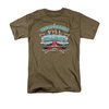 I Love Lucy Shirt California Here We Come Adult Safari Green Tee T-Shirt