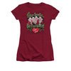 I Love Lucy Shirt Dear Santa Juniors Cardinal Red Tee T-Shirt