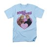 I Love Lucy Shirt Double Trouble Adult Light Blue Tee T-Shirt