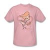 I Love Lucy Shirt Fun Girl Adult Pink Tee T-Shirt