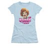 I Love Lucy Shirt Gypsy Queen Juniors Light Blue Tee T-Shirt