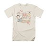 I Love Lucy Shirt Home Is Where The Heart Is Adult Cream Tee T-Shirt