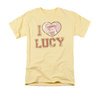 I Love Lucy Shirt I Heart Lucy Adult Banana Tee T-Shirt