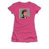 I Love Lucy Shirt I Love Worhol Juniors Hot Pink Tee T-Shirt