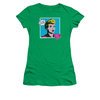 I Love Lucy Shirt I Love Worhol Lol Juniors Kelly Green Tee T-Shirt