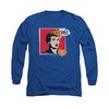 I Love Lucy Shirt I Love Worhol Omg Long Sleeve Royal Blue Tee T-Shirt