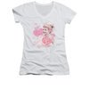 I Love Lucy Shirt Juniors V Neck Show Stopper White Tee T-Shirt