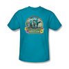 I Love Lucy Shirt Lucy&#039;s Luau Adult Turquoise Tee T-Shirt