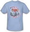 I Love Lucy Shirt - Lucy&#039;s Workout Light Blue Adult Tee