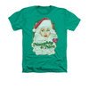 I Love Lucy Shirt Lucy Santa Adult Heather Kelly Green Tee T-Shirt