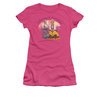 I Love Lucy Shirt Scheming &amp; Dreaming Juniors Hot Pink Tee T-Shirt