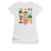 I Love Lucy Shirt So Many Faces Juniors White Tee T-Shirt