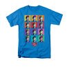 I Love Lucy Shirt Worhol Adult Turquoise Tee T-Shirt