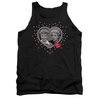 I Love Lucy Tank Top Hearts And Dots Black Tanktop