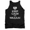 I Love Lucy Tank Top Keep Calm Waaa Black Tanktop