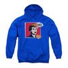 I Love Lucy Youth Hoodie I Love Worhol Omg Royal Blue Kids Hoody