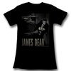 James Dean Juniors Shirt Camera Black Tee T-Shirt