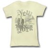 James Dean Juniors Shirt New York Yellow Tee T-Shirt