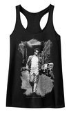 James Dean Juniors Tank Top NY Street Walk Black Racerback