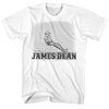 James Dean Shirt Chair Fence White T-Shirt