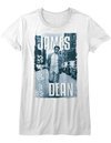 James Dean Shirt Juniors New York 55 White T-Shirt