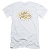 Jane The Virgin Slim Fit Shirt Golden Logo White Tee T-Shirt